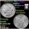 Image 1 : ***Auction Highlight*** 1886-o Morgan Dollar $1 Graded Unc Details By USCG (fc)
