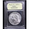 Image 4 : ***Auction Highlight*** 1925-s Peace Dollar $1 Graded Choice+ Unc By USCG (fc)