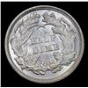 Image 3 : ***Auction Highlight*** 1871-p Seated Liberty Half Dime 1/2 10c Graded Choice+ Unc By USCG (fc)