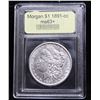 Image 4 : ***Auction Highlight*** 1891-cc Morgan Dollar $1 Graded Select+ Unc By USCG (fc)