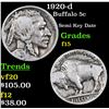 Image 1 : 1920-d Buffalo Nickel 5c Grades f+