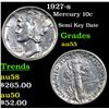 Image 1 : 1927-s Mercury Dime 10c Grades Choice AU