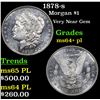 Image 1 : 1878-s Morgan Dollar $1 Grades Choice Unc+ PL