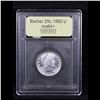 Image 4 : ***Auction Highlight*** 1892-p Barber Quarter 25c Graded Choice+ Unc By USCG (fc)