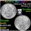 Image 1 : ***Auction Highlight*** 1882-o/s Top 100 Morgan Dollar $1 Graded Select Unc By USCG (fc)
