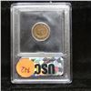 Image 5 : ***Auction Highlight*** 1897 Mint Error Triple Struck Indian Cent 1c Graded vg+ By USCG (fc)
