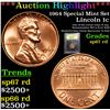 Image 1 : *** Highlight Of The Entire Auction*** 1964 Special Mint Set Lincoln Cent 1c Graded Gem+ rd By USCG 