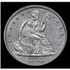 Image 2 : ***Auction Highlight*** 1858-p Seated Half Dollar 50c Graded Choice AU/BU Slider+ By USCG (fc)