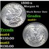 Image 1 : 1890-s Morgan Dollar $1 Grades Select+ Unc