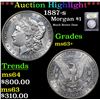 Image 1 : ***Auction Highlight*** 1887-s Morgan Dollar $1 Graded Select+ Unc By USCG (fc)