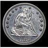 Image 2 : 1876-p Seated Liberty Quarter 25c Grades Unc Details