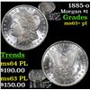 Image 1 : 1885-o Morgan Dollar $1 Grades Select Unc+ PL
