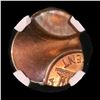 Image 3 : ***Auction Highlight*** NGC 1959-82 Mint error Lincoln Cent 1c Graded ms64 rb By NGC (fc)