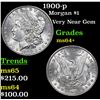 Image 1 : 1900-p Morgan Dollar $1 Grades Choice+ Unc