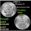 Image 1 : 1897-s Morgan Dollar $1 Grades Choice Unc