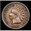 Image 2 : 1863 Indian Cent 1c Grades vf++