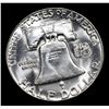 Image 3 : 1957-p Franklin Half Dollar 50c Grades Select+ Unc