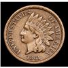 Image 2 : 1861 Indian Cent 1c Grades vf++