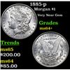 Image 1 : 1885-p Morgan Dollar $1 Grades Choice+ Unc