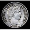 Image 2 : 1911-p Barber Dime 10c Grades AU Details