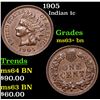 Image 1 : 1905 Indian Cent 1c Grades Select+ Unc BN
