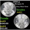 Image 1 : 1886-p Morgan Dollar $1 Grades Choice+ Unc