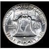 Image 3 : 1958-d Franklin Half Dollar 50c Grades Choice Unc+ FBL