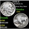 Image 1 : 1926-d Buffalo Nickel 5c Grades vf+
