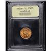 Image 4 : ***Auction Highlight*** 1906 Indian Cent 1c Graded GEM Unc RD By USCG (fc)