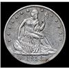 Image 2 : 1858-o Seated Half Dollar 50c Grades Unc Details