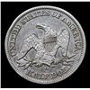 Image 3 : 1858-o Seated Half Dollar 50c Grades Unc Details