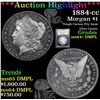 Image 1 : ***Auction Highlight*** 1884-cc Morgan Dollar $1 Graded Choice Unc+ DMPL By USCG (fc)