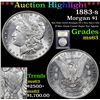 Image 1 : ***Auction Highlight*** 1883-s Morgan Dollar $1 Graded Select Unc By USCG (fc)