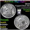 Image 1 : ***Auction Highlight*** 1832 Capped Bust Half Dollar 50c Graded Choice+ Unc By USCG (fc)