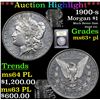Image 1 : ***Auction Highlight*** 1900-s Morgan Dollar $1 Graded Select Unc+ PL By USCG (fc)