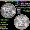 Image 1 : ***Auction Highlight*** 1893 Isabella Isabella Quarter 25c Graded GEM++ Unc By USCG (fc)