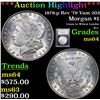 Image 1 : ***Auction Highlight*** 1878-p Rev '79 Vam 202 Morgan Dollar $1 Graded Choice Unc By USCG (fc)