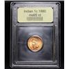 Image 4 : ***Auction Highlight*** 1880 Indian Cent 1c Graded GEM Unc RD By USCG (fc)