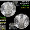 Image 1 : 1884-o/o Morgan Dollar $1 Grades Select Unc+ PL