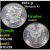 Image 1 : 1887-p Morgan Dollar $1 Grades Select+ Unc