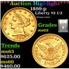 Image 1 : ***Auction Highlight*** 1899-p Gold Liberty Quarter Eagle $2 1/2 Graded Select Unc By USCG (fc)