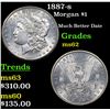 Image 1 : 1887-s Morgan Dollar $1 Grades Select Unc