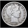Image 2 : 1902-p Barber Quarter 25c Grades vf+