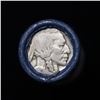 Image 3 : Buffalo Nickel Shotgun Roll in Old Bank Style Wrapper stamped 'Bell Telephone' 1923& d Mint Ends