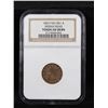 Image 2 : NGC 1863 Indian Civil War Token 1c Graded au58 By NGC