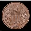 Image 2 : 1865 Two Cent Piece 2c Grades Select AU
