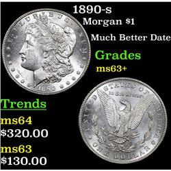 1890-s Morgan Dollar $1 Grades Select+ Unc