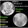 Image 1 : 1890-s Morgan Dollar $1 Grades Select+ Unc
