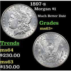 1897-s Morgan Dollar $1 Grades Select+ Unc