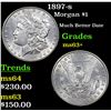 Image 1 : 1897-s Morgan Dollar $1 Grades Select+ Unc